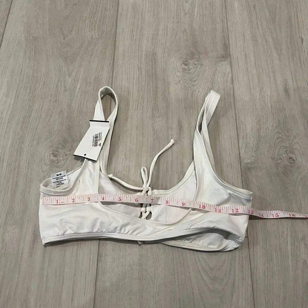 Anthropologie x L*Space Romi Lace-Up Bikini Top size M